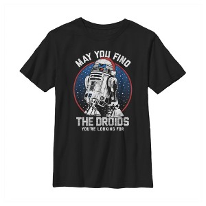 Boy's Star Wars Christmas May You Find the Droids T-Shirt - 1 of 4