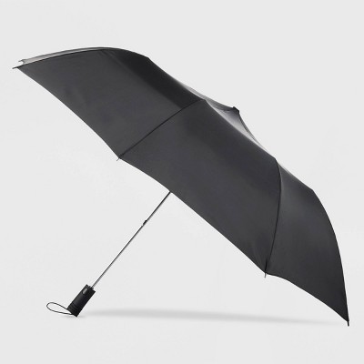 Totes Foldable Compact Umbrella - Black