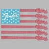 Juniors Womens Fender Guitar Flag Logo T-Shirt - 2 of 4