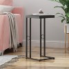 Christopher Knight Home Essex Modern Faux Wood and Iron C-Shaped Side Table - 2 of 4