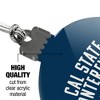 California State University Monterey Bay Otters Logo Acrylic Christmas Tree Holiday Ornament - 4 of 4