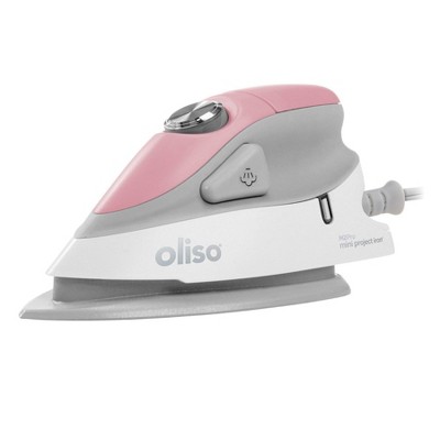 Oliso Mini Project Iron with Silicone Trivet Pink