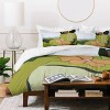 Deny Designs Full/Queen Cortney Herron Bloom Green Duvet and Sham Set - 3 of 4