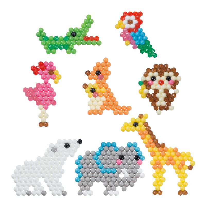 Aquabeads Zoo Life Set Theme Bead Refill with over 600 Beads and Templates, 1 of 7