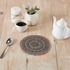 Multi Jute Trivet 8 inch Diameter - 3 of 3