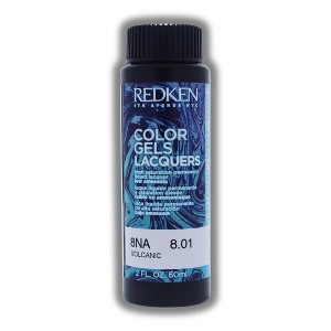 Redken Color Gel Lacquers | Its composition is perfect for fast root retouches services or coverage in less than eight weeks. - (8NA 8.01) Volcanic - 1 of 2