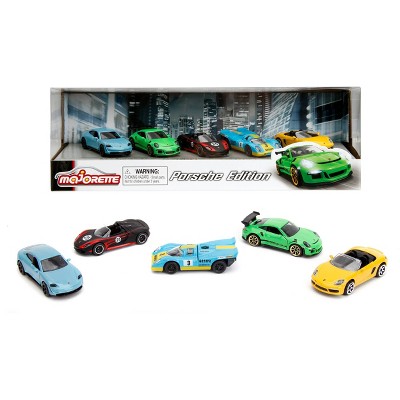 Majorette Porsche 5pk 1:64 Scale Die-Cast Vehicles