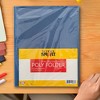 School Smart Take Home Folder, Blue, Set of 24 - 4 of 4