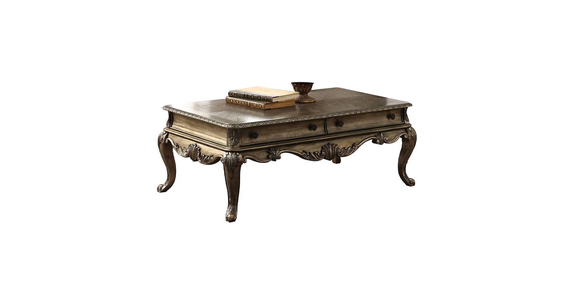 Acme Furniture Ragenardus Coffee Table Vintage Oak Finish