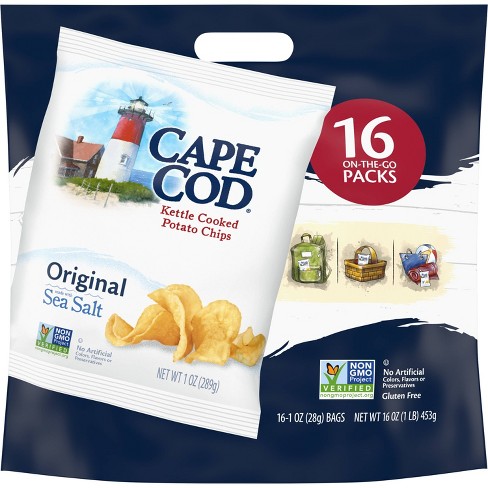 Cape Cod Potato Chips Original Kettle Chips Snack- 6ct - image 1 of 4