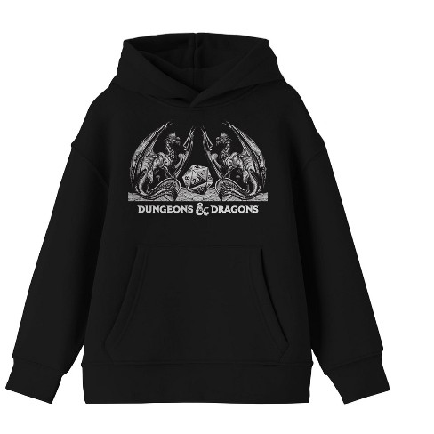 Dungeons Dragons Mirror Dragons Boy s Black Sweatshirt Target