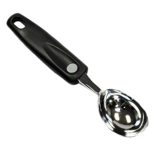 Chef Craft Heavy Duty Chrome Plated Easy Grip Ice Cream Scoop - 1 of 2
