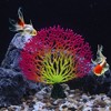 Unique Bargains Soft Silicone Glowing Aquarium Simulation Coral Rose Red - 2 of 4