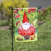 Evergreen Geranium Gnome Garden Suede Flag 12.5 x 18 Inches Indoor Outdoor Decor - 2 of 2