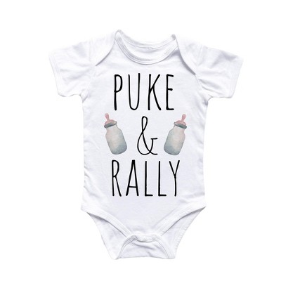 Puke And Rally - Baby Boy Girl Clothes Infant Onesie® Funny Cute Newborn GS1
