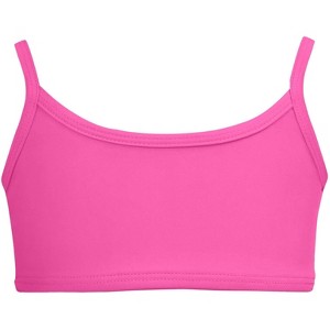 City Threads USA-Made Girls UPF 50+ Bikini Swim Top - 1 of 4