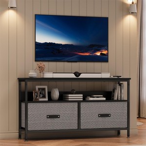 Dresser TV Stand 50 Inch Entertainment Center with Storage TV Stand for Bedroom Small TV Stand Dresser with Drawers and Shelves, TV & Media Console - 1 of 4