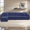 Gymojoy 71"/99.3"/118.1" Loveseat Cloud Sofa Modular Sectional Couch with Deep Seat for Living Room - 4 of 4
