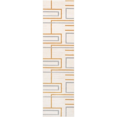 Well Woven Fiora Modern Geometric Stripes Boxes Area Rug