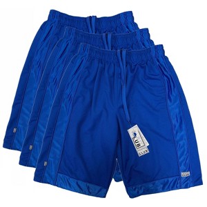 3 Pack Pro Club Men's Heavyweight Mesh Basketball Shorts - 1 of 4