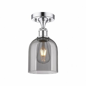Bella - 1 Light Semi-Flush Mount In Industrial Style-10.75 Inches Tall and 5.5 Inches Wide - 1 of 1