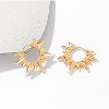 Women Spike Earrings Gold Huggie Hoops 14K Gold Plated Small Hoop Earrings for Women Boho Simple Delicate Gold Earrings Handmade Earrings Jewelry Gift - 4 of 4