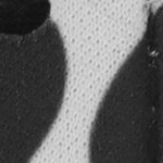 black white
