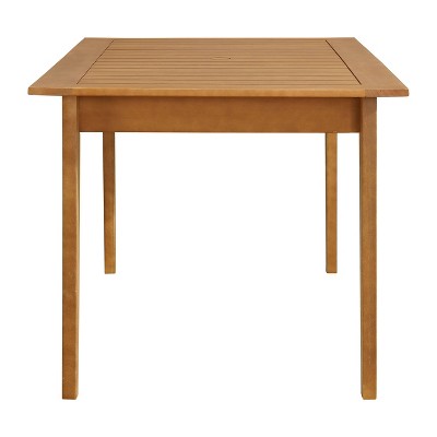 Barton Natural Eucalyptus Wood Outdoor Dining Table