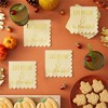 Blue Panda 50-Pack Eat Drink & Be Thankful Brown Paper Cocktail Napkins for Thanksgiving Party Supplies - 3 of 4