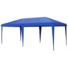 Outsunny 19.2' x 9.7' Pop Up Canopy with Steel Frame, UV Fighting Roof, Carry Bag for Patio, Backyard, Beach, Garden, Blue - 4 of 4