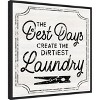 Amanti Art Laundry Art I Best Days by Tara Reed Canvas Wall Art Print Framed 22 x 22-in. - 2 of 4