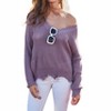 Women's Frayed Sweater - Mainstrip - 2 of 4