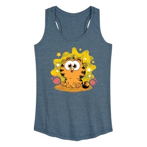 Women's - Garfield - Baby Garfield Paws And Stars Graphic Racerback Tank - 1 of 4