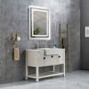 LED Bathroom Mirror, Wall Mounted, Anti-Fog, 3 Adjustable Brightness, Super Light Rectangular Vanity Mirror, Touch Button - 2 of 4