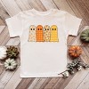 Four Ghosts Checkered Quilted Printed - Youth Short Sleeve Graphic T-Shirt and Toddler Short Sleeve Graphic T-Shirt - 3 of 4
