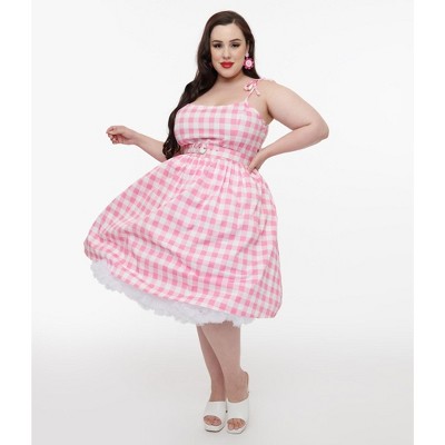 Unique Vintage Women's Plus Bobbie Swing Dress