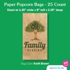 Big Dot of Happiness Family Tree Reunion Popcorn Bags, Family Gathering Favor Snack Treats, Free-Standing Individual Kraft Brown Paper Bags - 25 Count - 4 of 4