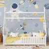 Twin Size House Bed with Light, Fence and Roof for Kids - 3 of 4