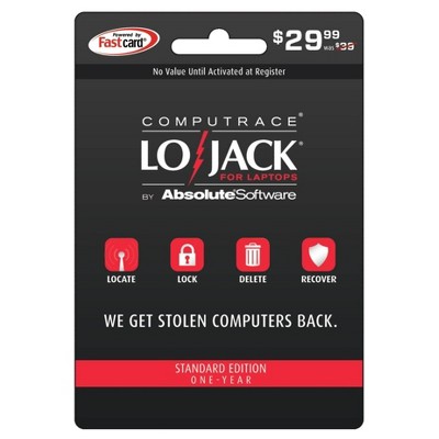 Absolute LoJack for Laptops Standard Card - $29.99