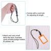 Unique Bargains Adjustable Keys Whistle Badge Holder Wrist Lanyard with Sling Clip 3 Pcs - 4 of 4