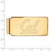 Black Bow Jewelry 14k Yellow Gold Plated Sterling Silver California Berkeley Golden Bears NCAA Money Clip - 2 of 3