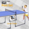 YONWAY 6ft Mid-Size Table Tennis Table Foldable Ping Pong Table Set for Indoor & Outdoor Games with Net,2 Table Tennis Paddles and 3 Balls - 2 of 4