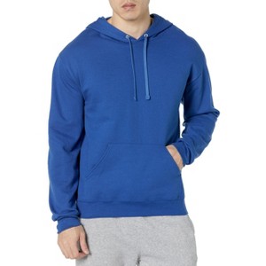 Fruit of the Loom Mens Eversoft Fleece Pullover Hoodie - 1 of 2