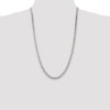 Black Bow Jewelry 5.5mm Sterling Silver, Solid Curb Chain Necklace - 2 of 4