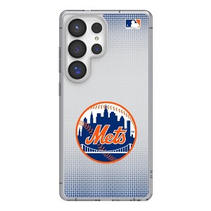 MLB National League Teams Linen Clear Cell Phone Case for Samsung Galaxy - 1 of 4