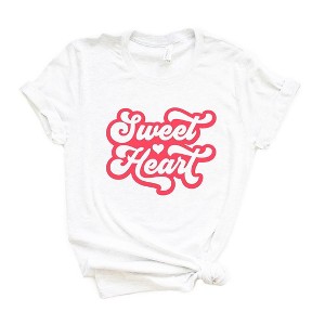 Simply Sage Market Women's Sweet Heart Retro Short Sleeve Graphic Tee - 1 of 4