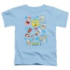 Toddler Boys' Spongebob Character Faces T-Shirt - 2 of 4