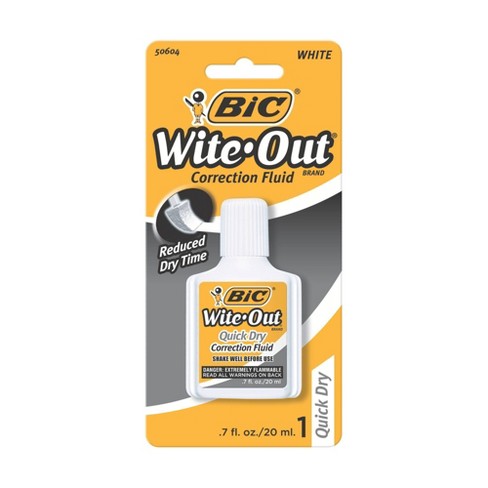 2-in-1 White Out Correction Tape & Quick Dry White Out Pen