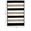 Colonial Mills Portico Braided Rug, Sharp Black 5'x8', Rectangle Shape - 2 of 2
