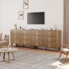 Vintage Style 6-Drawer Dresser, Modern Black and White Chest with Deep Storage for Bedroom, Living Room and Entryway - 3 of 4